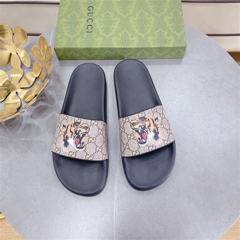 mens gucci supreme slides|Gucci slides nordstrom rack.